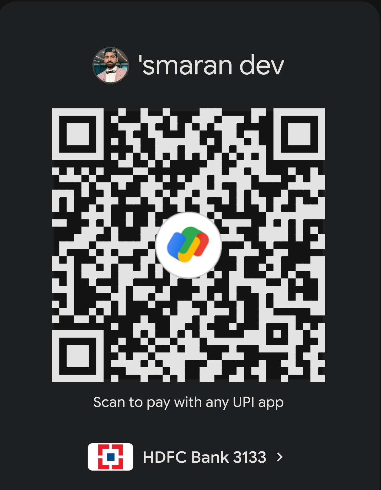 UPI QR Code for ₹2,000 payment
